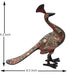 Brass Showpiece Peacock Pair Statue 2.32Kg