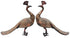 Brass Showpiece Peacock Pair Statue 8.4Kg