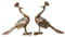 Brass Showpiece Peacock Pair Statue 1.32Kg