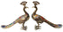 Brass Showpiece Peacock Pair Statue 3.68Kg