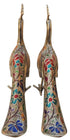 Brass Showpiece Peacock Pair Statue 3.68Kg