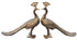 Brass Peacock Pair Statue 3.68Kg