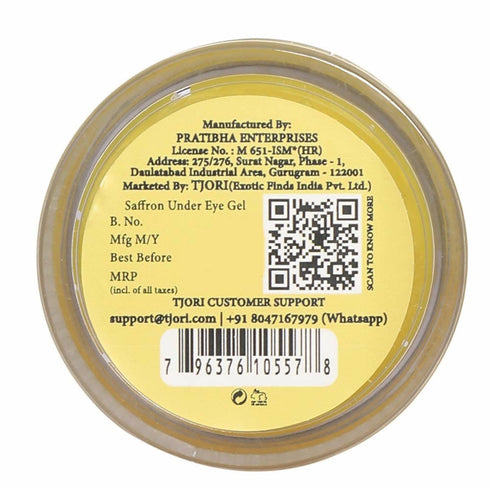 Tjori Saffron Under Eye Gel