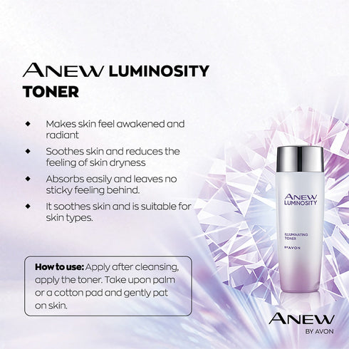 Avon Anew Luminosity Combo Set of 4