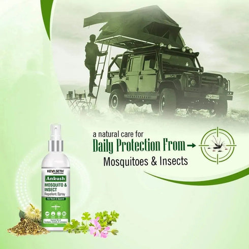 Keya Seth Aromatherapy Ankush Mosquito & Insect Repellent Spray for Room & Apparel
