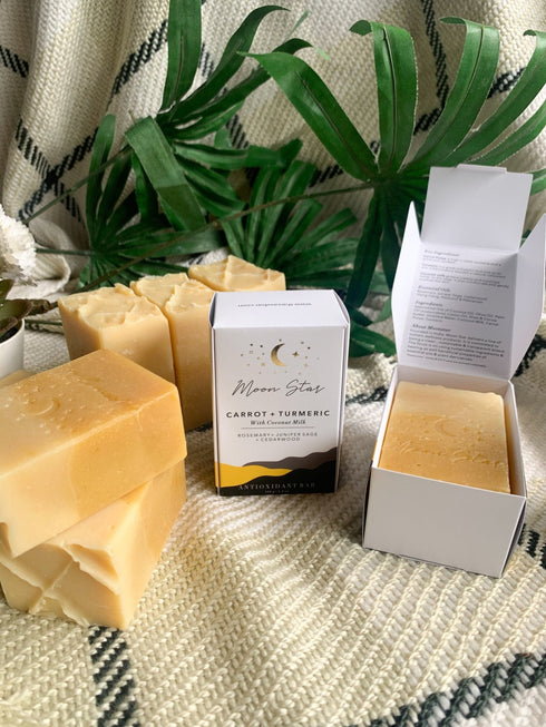 The Sass Bar ANTIOXIDANT : Carrot + Turmeric Soap Bar