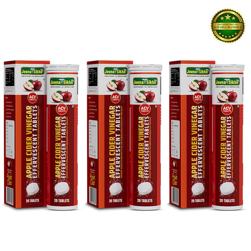 Jeena Sikho Apple Cider Vinegar Effervescent Tablets