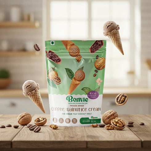 Bonvie Snacks Coffee Walnut Ice Cream