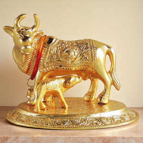 Showpiece Cow Statue - 5.3*4.2*4.4 inch