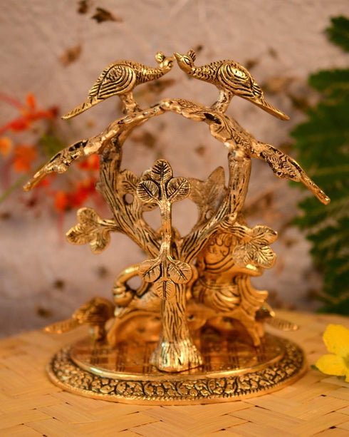 Radha Krishna Statue Under Tree 0.64Kg