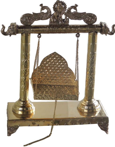 Brass Laddu Gopal Jhula For God Idol 2.1kg