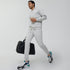 XYXX Ascent French Terry Cotton Blend Hoodie and Joggers Co-Ord Chrome White