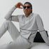 XYXX Ascent French Terry Cotton Blend Hoodie and Joggers Co-Ord Chrome White