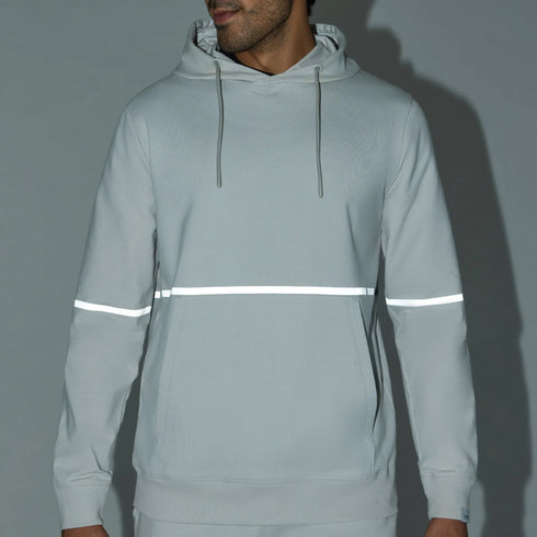XYXX Ascent French Terry Cotton Blend Hoodies Chrome White