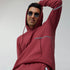XYXX Ascent French Terry Cotton Blend Hoodies Crimson Red
