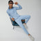 XYXX Ascent French Terry Cotton Blend Hoodie and Joggers Co-Ord Glacier Blue