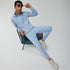 XYXX Ascent French Terry Cotton Blend Hoodie and Joggers Co-Ord Glacier Blue