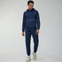 XYXX Ascent French Terry Cotton Blend Hoodie and Joggers Co-Ord Midnight Blue