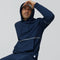 XYXX Ascent French Terry Cotton Blend Hoodies Midnight Blue