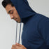 XYXX Ascent French Terry Cotton Blend Hoodies Midnight Blue