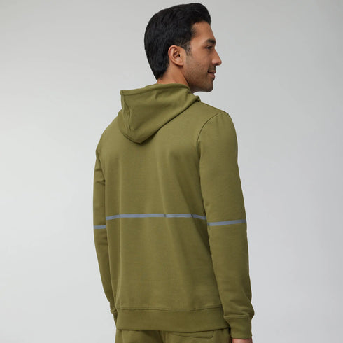 XYXX Ascent French Terry Cotton Blend Hoodies Olive Green