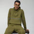 XYXX Ascent French Terry Cotton Blend Hoodies Olive Green