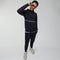 XYXX Ascent French Terry Cotton Blend Hoodie and Joggers Co-Ord Pitch Black