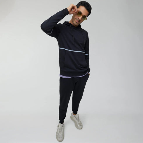 XYXX Ascent French Terry Cotton Blend Hoodies Pitch Black