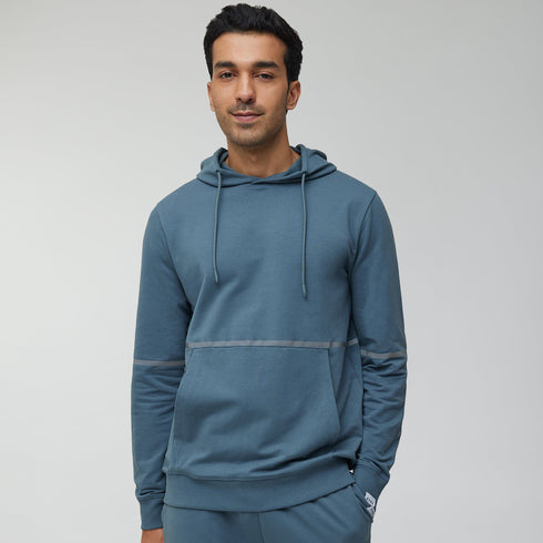 XYXX Ascent French Terry Cotton Blend Hoodie and Joggers Co-Ord Storm Grey