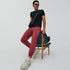 XYXX Ascent French Terry Cotton Blend Joggers Crimson Red