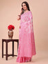 Deeva Sarees Pink Cotton Saree
