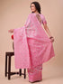 Deeva Sarees Pink Cotton Saree