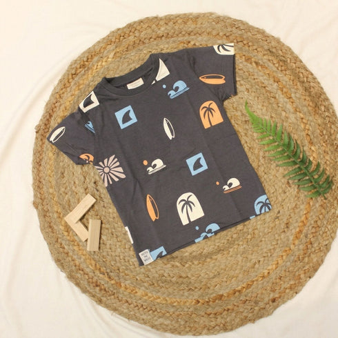 Bachpan kids wear New born casual wear set-Ash Colour