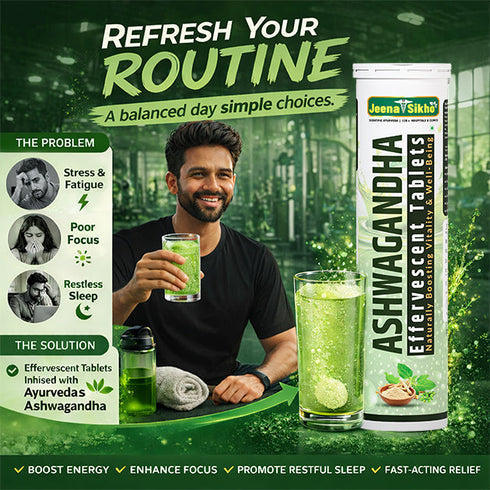 Jeena Sikho Ashwagandha Effervescent Tablets