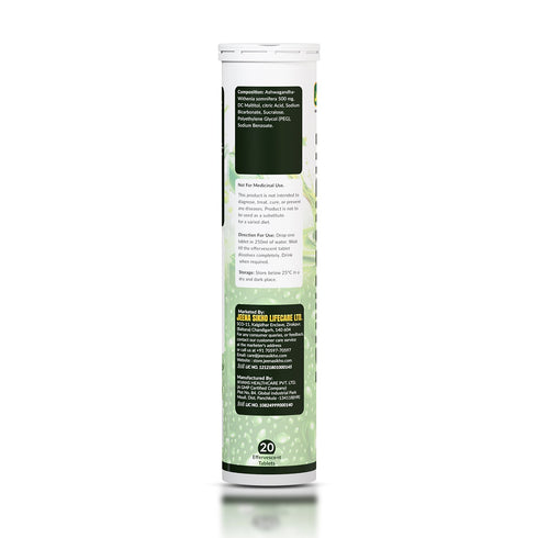 Jeena Sikho Ashwagandha Effervescent Tablets