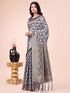 Deeva Sarees Navy Blue Cotton Saree