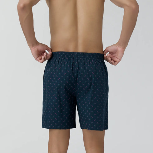 XYXX Ultra-Breathable Cotton Boxer Shorts - Infinity Black