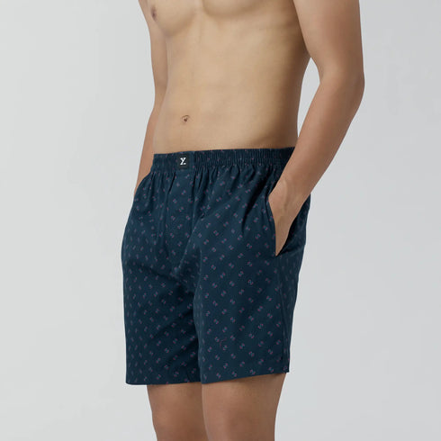 XYXX Ultra-Breathable Cotton Boxer Shorts - Infinity Black