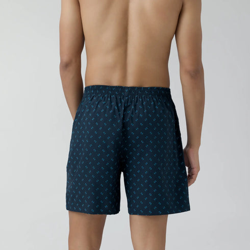 XYXX Ultra-Breathable Cotton Boxer Shorts - Infinity Blue