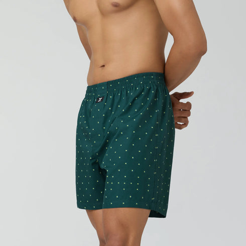 XYXX Astor Lounge Inner Boxers Chrono Green