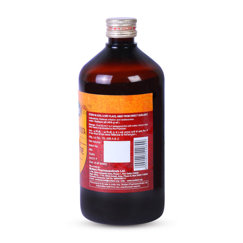 Multani Pharmaceuticals Limited Multani Ayurvedic Asvagandhadyarista Syrup Improves Tiredness Sleep Quality Nervine Strength