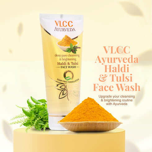 VLCC Ayurveda Haldi & Tulsi Face Wash