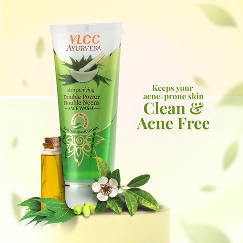 Ayurveda Skin Purifying Double Power Double Neem Face Wash