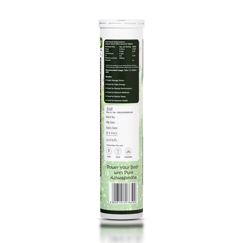 Jeena Sikho Ashwagandha Effervescent Tablets