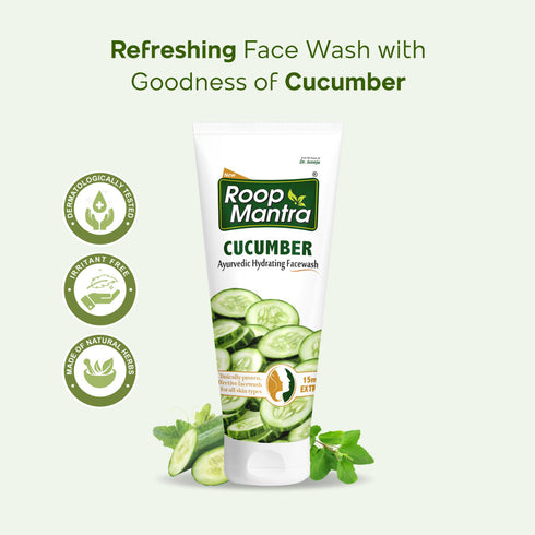 Roop Mantra Herbal Cucumber Face Wash