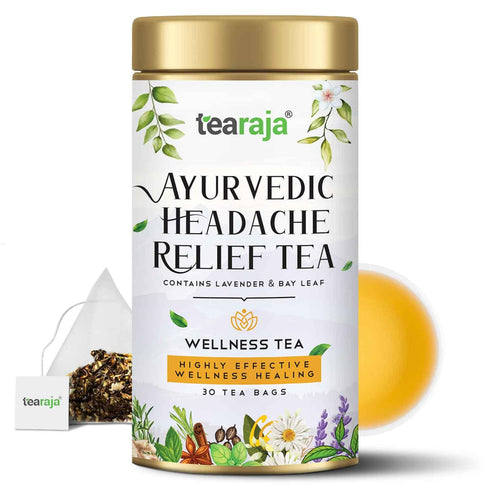 Tea Raja - Ayurvedic Headache Relief Herbal 30 Tea Bags
