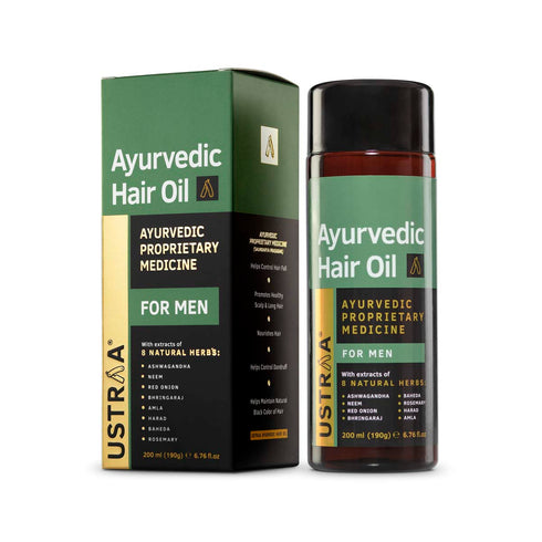 USTRAA Ayurvedic Hair Oil & Anti Hair Fall Shampoo