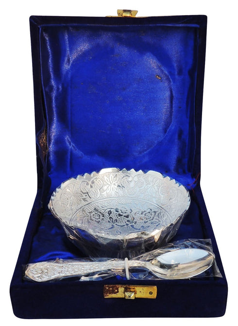 Brass Bowl with Silver finish 0.08kg