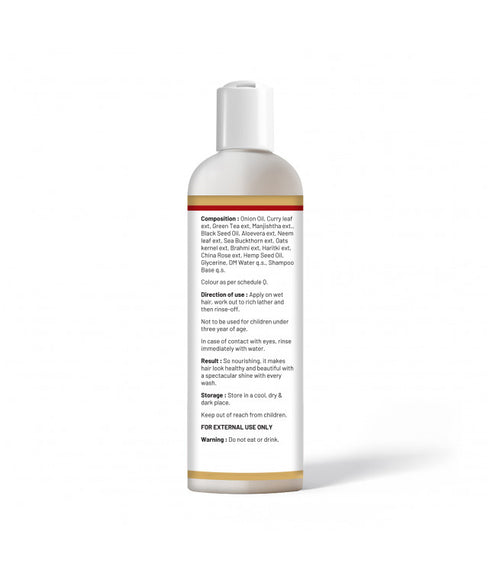 Ayuzera Wellwith Red Onion Shampoo with black seed