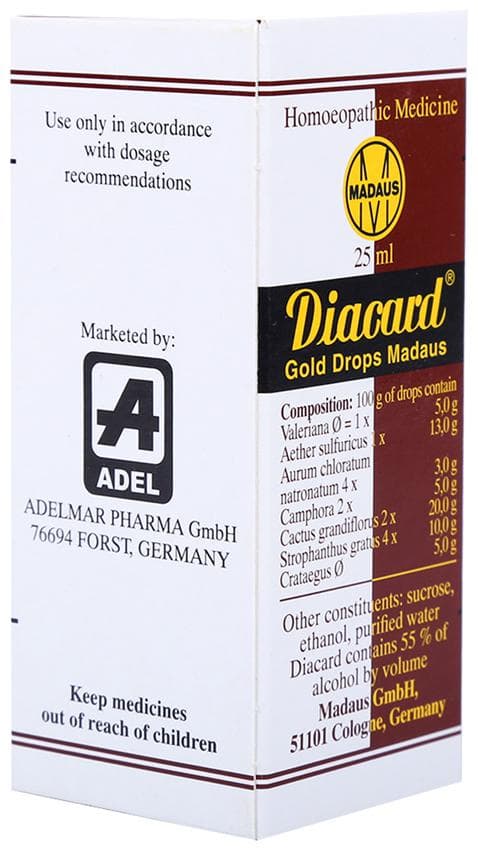 ADEL Diacard Gold Madaus Drops 25ml